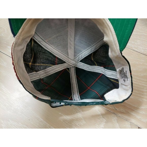 Kansas University Vintage Snapback Hat Tartan Plaid USA Made - Picture 9 of 10